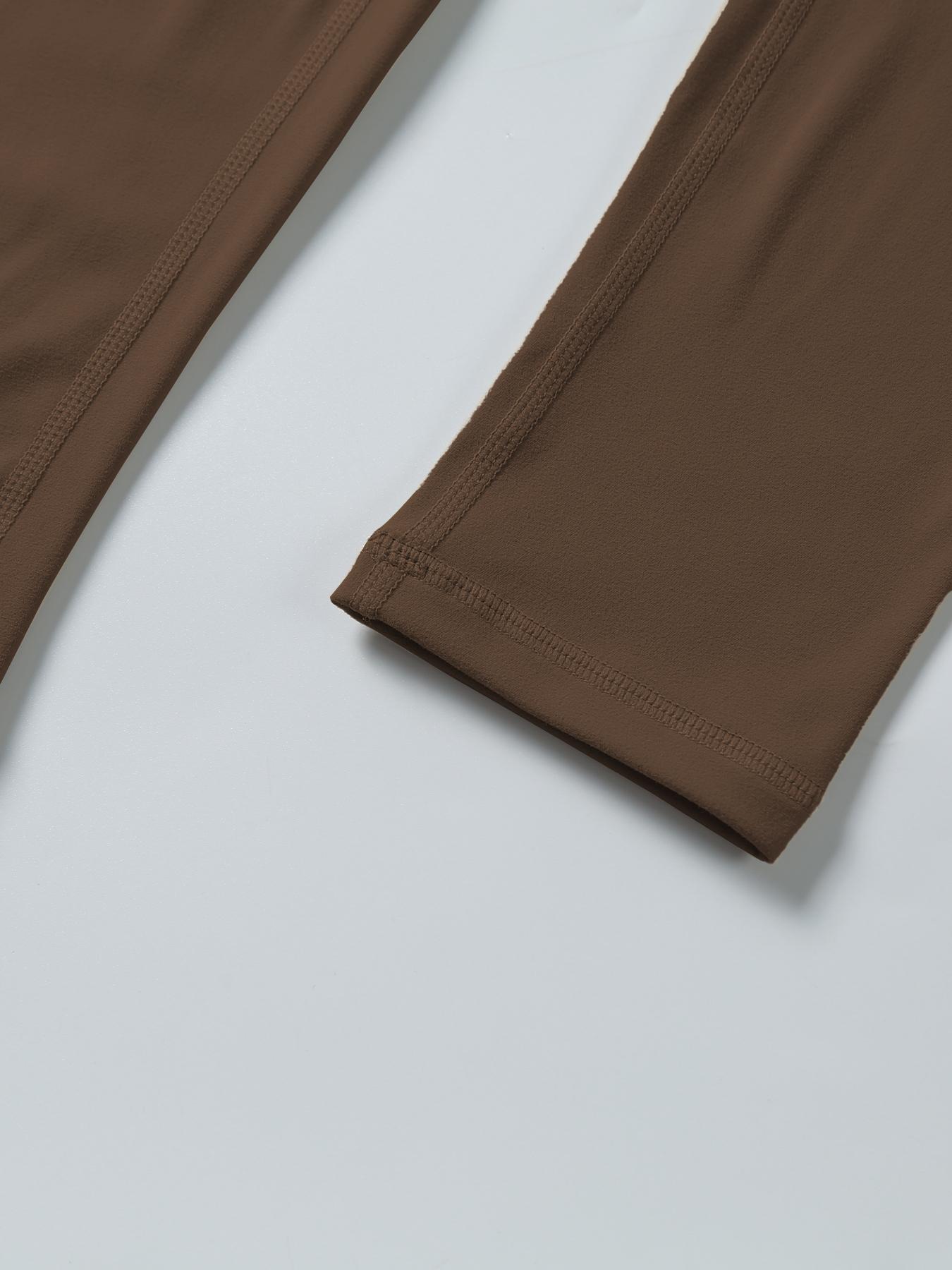 Women's Solid Color workout Leggings, Breathable & Comfortable Yoga Pants For Gym & Workout, Sports Stretchy Leggings, Breathable Fitness Leggings Women's Solid Color workout Leggings, Breathable & Comfortable Yoga Pants For Gym & Workout, Sports Stretchy Leggings, Breathable Fitness Leggings