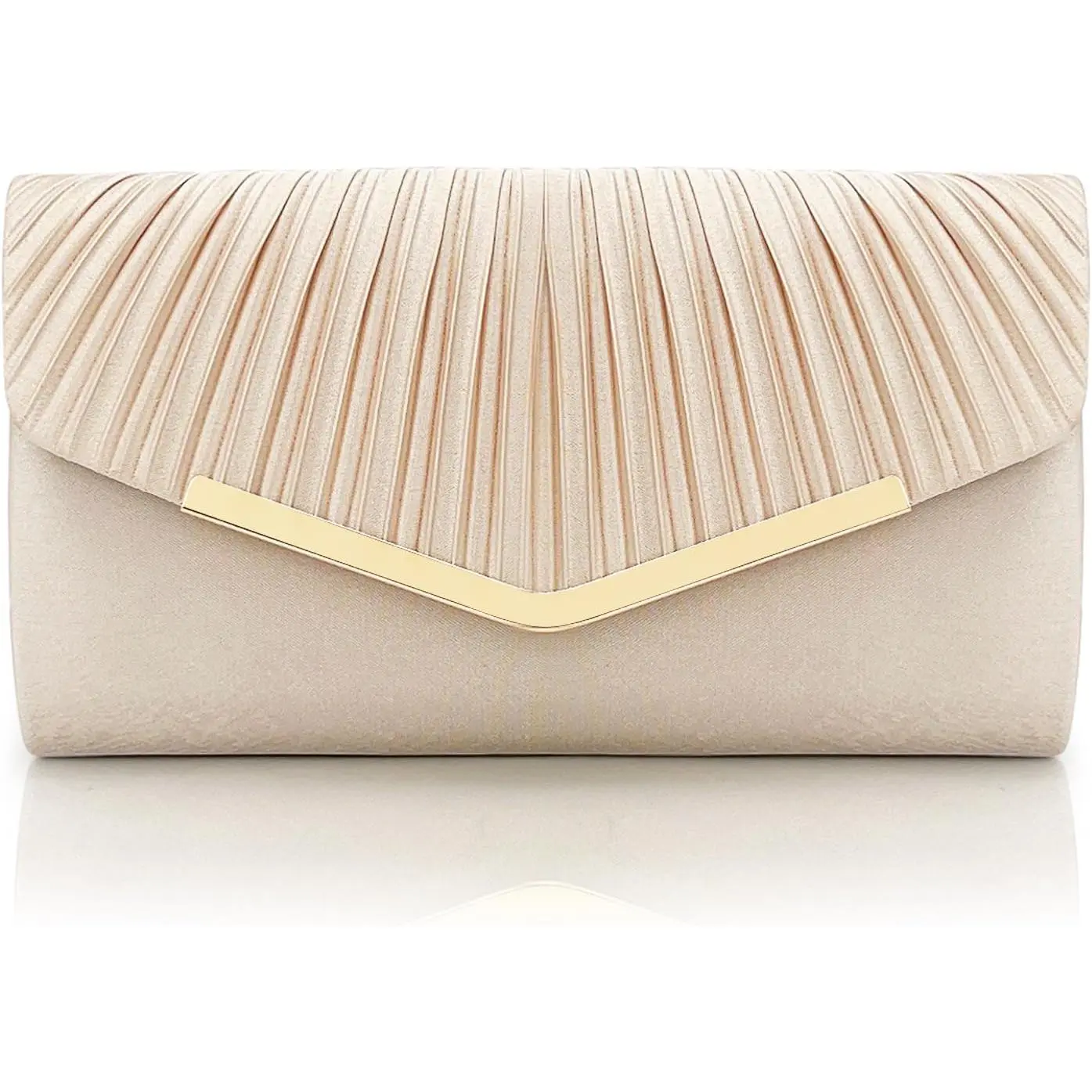 Glamorous Envelope Clutch Bag - Elegant Women’s Evening Purse for Weddings, Proms, Parties & Formal Events