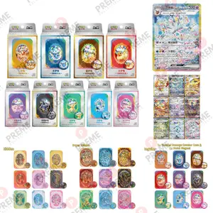 Pokémon Chinese Scarlet & Violet CSV9.5C Eeveelutions collection Gift Box - Sylveon, Umbreon, Eevee.. (Terastal Gathering 2 Packs+Damage Counter Box+ metal decorative magnet)