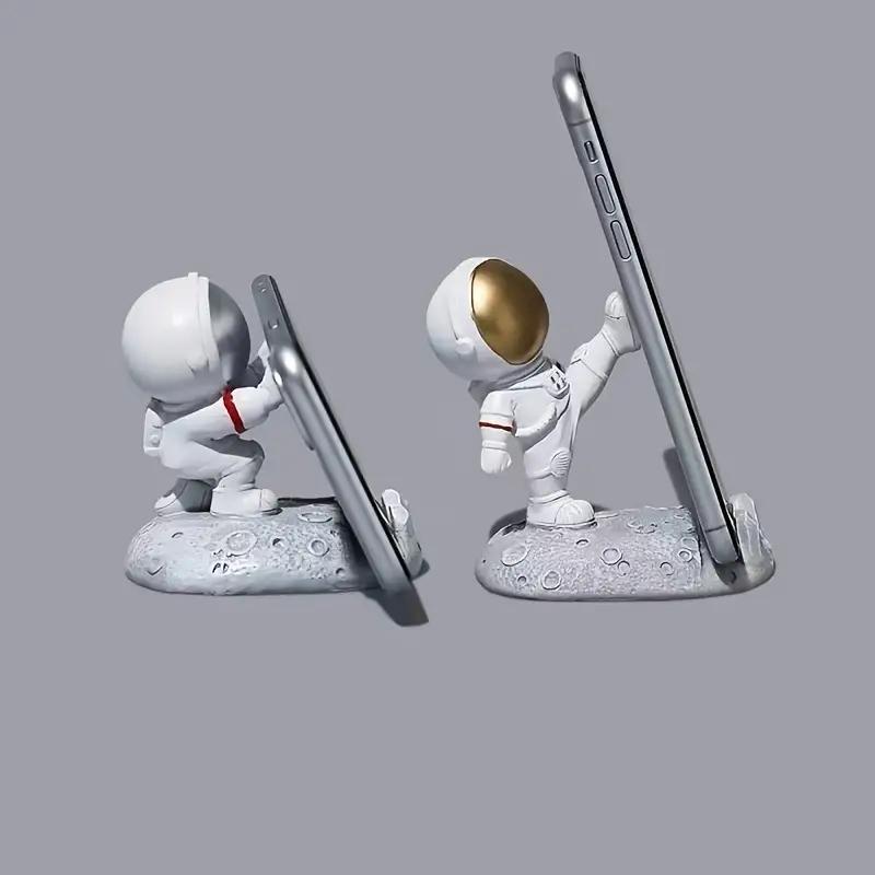 Astronaut Design Mobile Phone Bracket, Mini Phone Holder, Durable Phone Mount for Phone