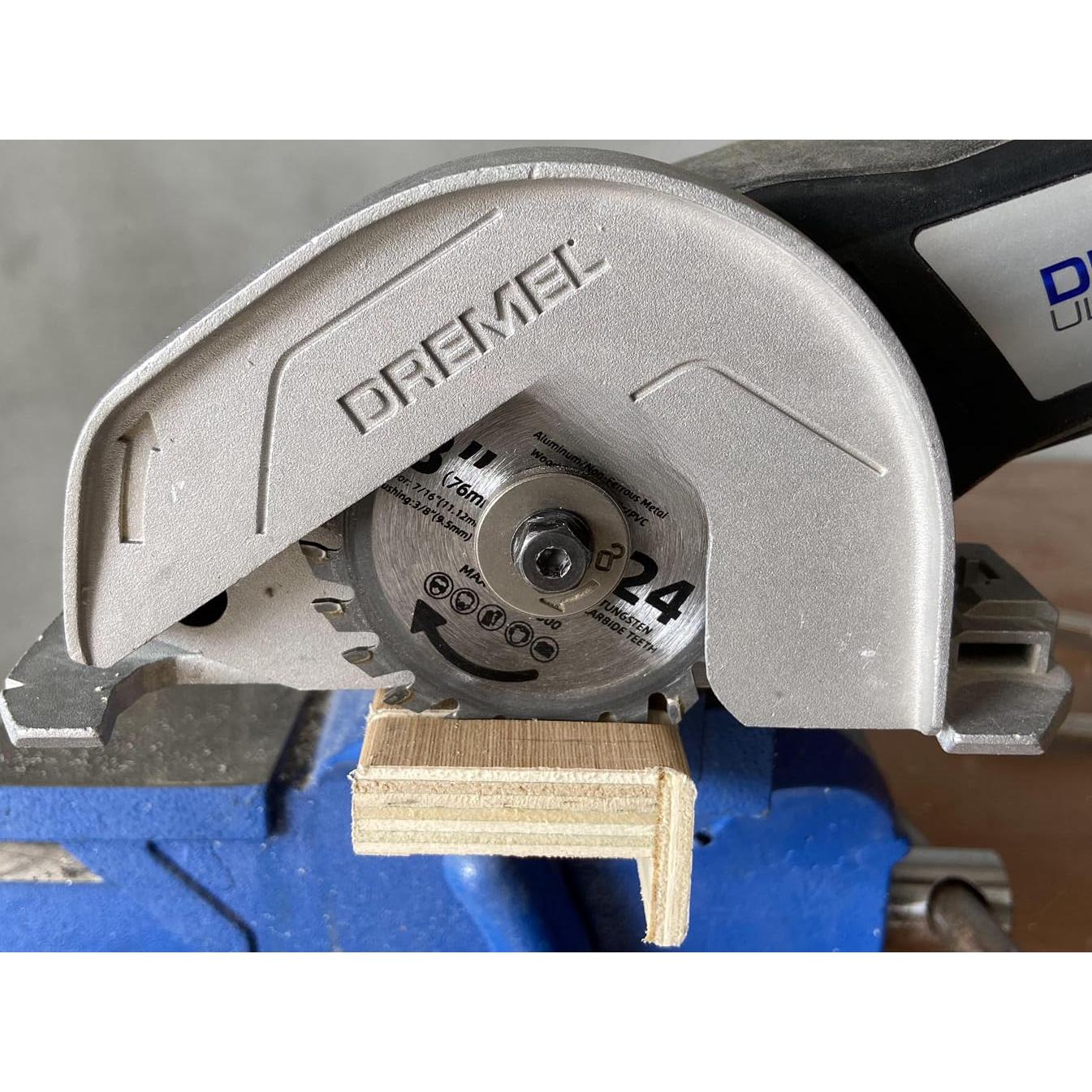 3Pack 3 Inch 24T Carbide Circular   for Cuts Woods, Plastic, PCV, , Aluminum, 7/16" Arbor Compatible with All Dremel -MAX, Ultra-Saws, RotoZip Saws, Rigid 3" Multi-Material