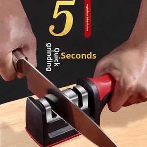 Knife sharpener Household fast kitchen kitchen kitchen sharpener artifact 3-stage sharpener stick 4-stage scissors Universal sharpener