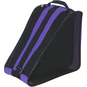 Roller Skate Bag - Adjustable Shoulder Strap Ice Skate Bag for Girls, Boys & Adults - Large Capacity Fits Quad, Inline & Most Roller Skating Accessories