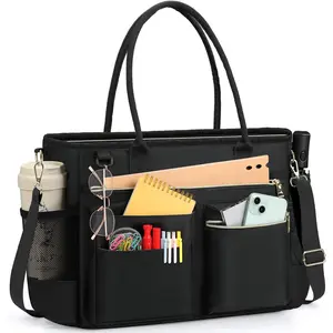 Laptop Bag 15.6inch Work Teacher Handbag Nurse Bag Professional Laptop Handbag Computer Crossbody Bag Large Handbag Business Office Briefcase
