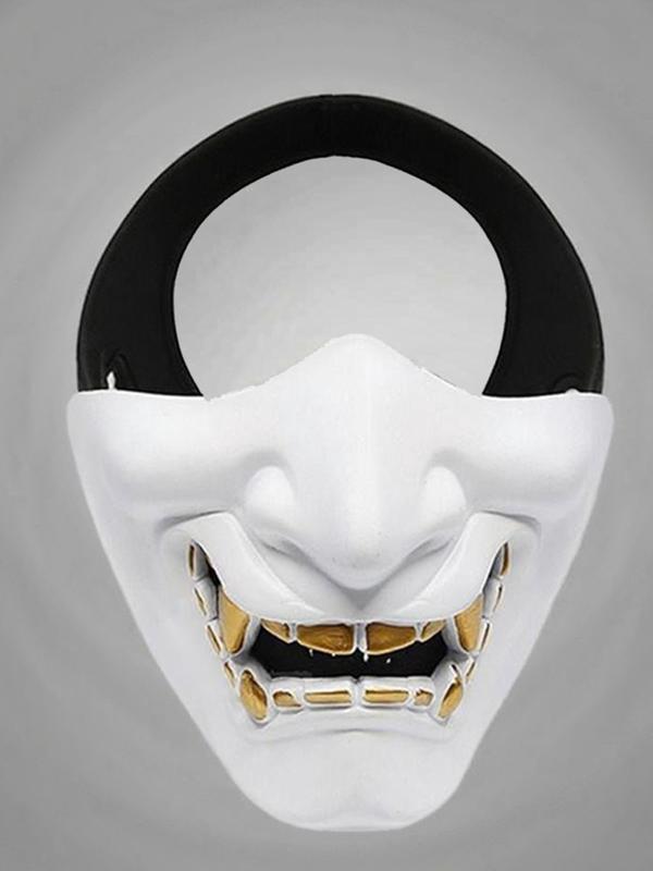 New Tactical Half-Face Mask, Halloween Ghost Face Costume, Outdoor Cycling Protection, Unisex Personalized Gear, Party Accessory