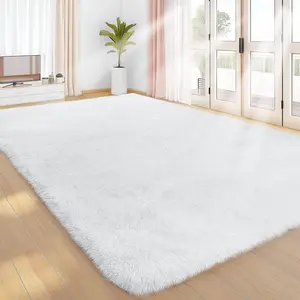 Shag Area Rugs for Bedroom Living Room,Ultra Soft Fluffy Area Rugs for Dorm, Indoor Carpet Nursery Rugs for Kids Room Home Decor