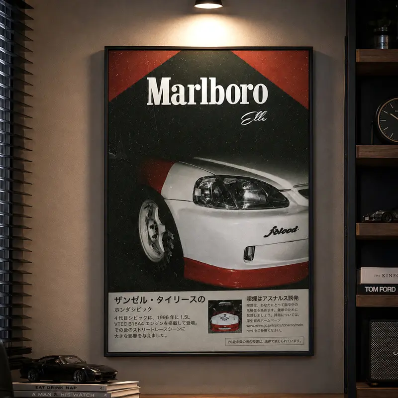 Car Poster, Vintage Poster, Garage Wall Decor, Automotive Wall Art, Man Cave Decor, Vintage Car Wall Art, Classic Garage Decor, Retro Automotive Decor, Motorsport Wall Art, Car Enthusiast Gift, Rustic Garage Decor