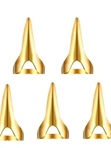 5 Hair Braiding Rings, Matte Finish, Sharp Teeth Design, Reusable, Damage-Free, Styling Tool for Hair Extensions, Braiding Tools