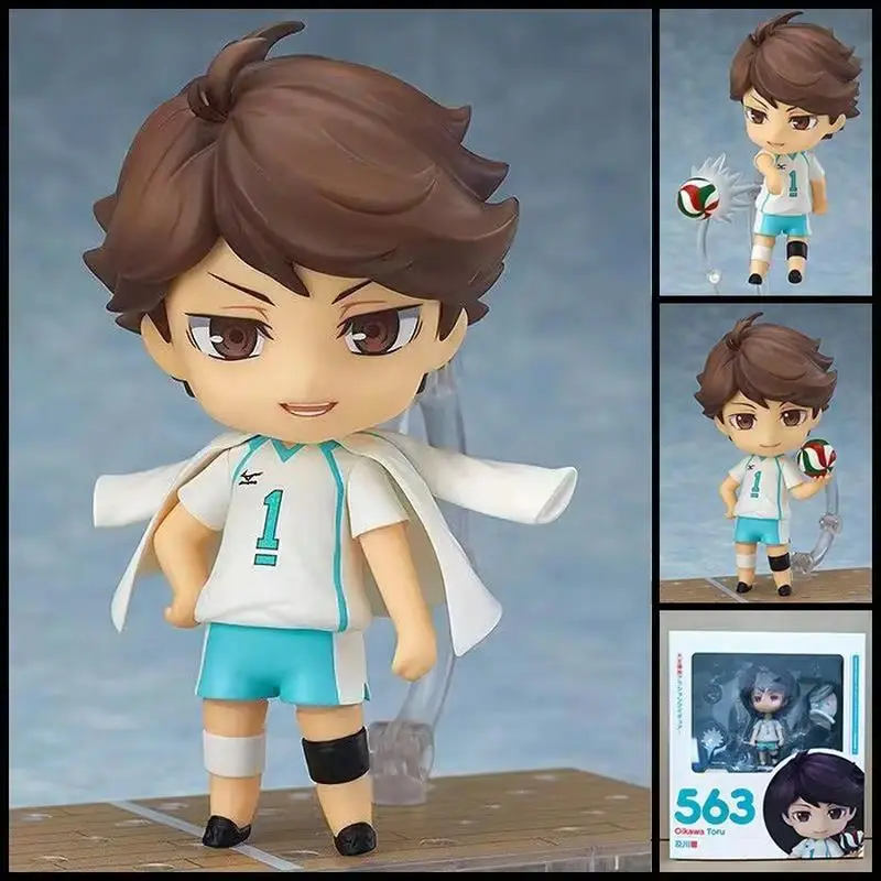 Hot Anime Haikyuu 489# Tobio Kageyama 1411# 461# Hinata Shoyo Figures Decoration Statue Collection Movable Model Doll Toy Gift