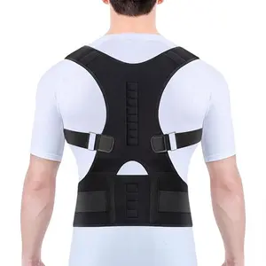 Magnetic Back Brace for Men Women Shoulder Upper Back Girdle Back Belt Strap Posture Belt Under Shirts
