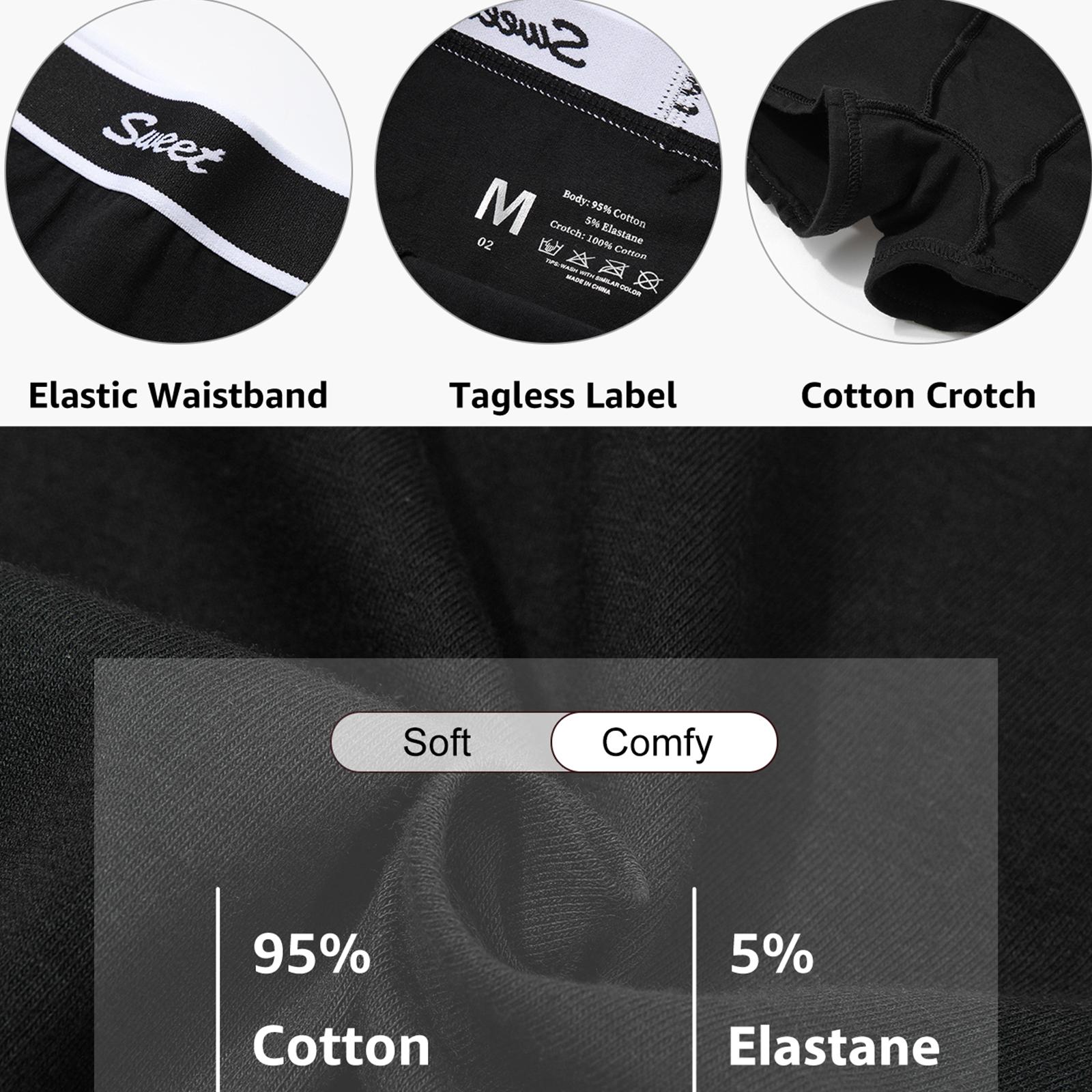 LEVAO Women Boyshorts Panties Cotton Boxer Briefs Underwear for Ladies with Stretch Boxer Shorts 5-Pack S-XXL SpringStatements