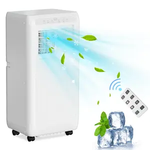 Portable Air Conditioner 8000 BTU Cools 350 sq ft – 3-in-1 Cooling Dehumidify Fan 51 dB Quiet for Bedroom Office Dorm