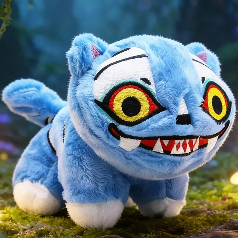 Tiger Plush Doll Toys Xmas New Doll Toy Kpop Tiger Plush Witch Hunt Game Party Small Gifts Birthday Gifts for Children Kids Room