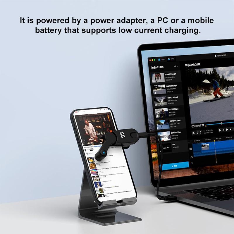 Automatic Screen Clicker Clipper, Efficient Compact Portable Touch Screen Tapping Device for Gaming & Automation, Mobile Accessory for Smartphone, Console, Phone Game Controller