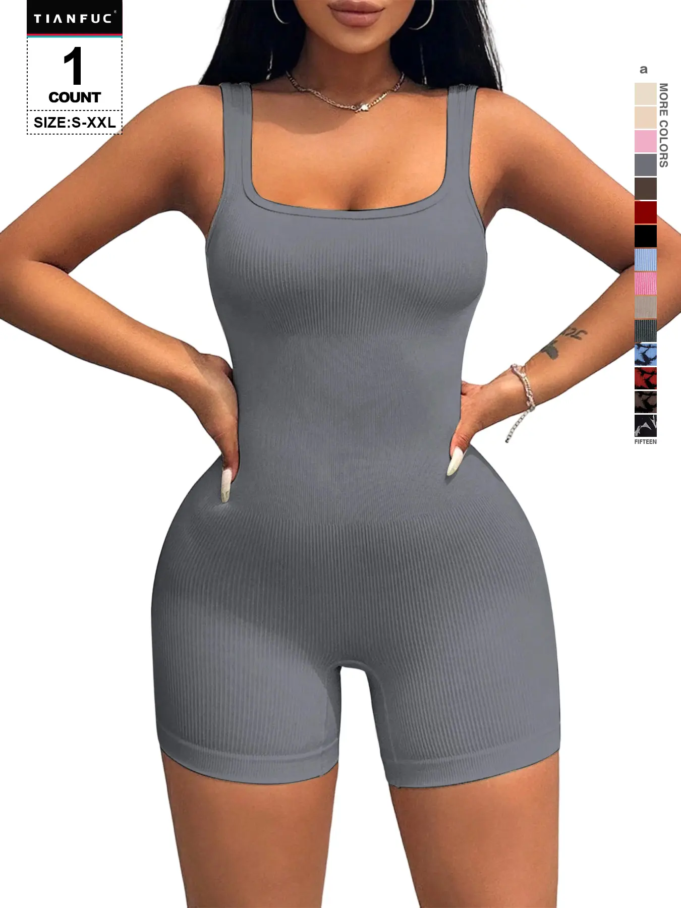 Trendy Seamless One Piece Romper, High Stretch Tie Dye & Sand Wash, Elastic Waist, Skinny Fit, All Seasons Gym Jumpsuit for Women