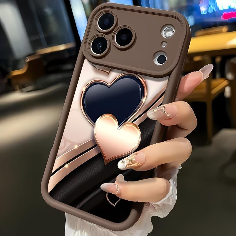Creative Love Soft&Flexible TPU Silicone Phone Case For iPhone 17 Pro Max AIR 16 15 14 13 12 11 Plus XSMAX Cases Durable|Shockproof|Full Camera Protection|Anti-Scratch|Anti-Fingerprint|Slim Fit|Gift For Girlfriend/Men/Women