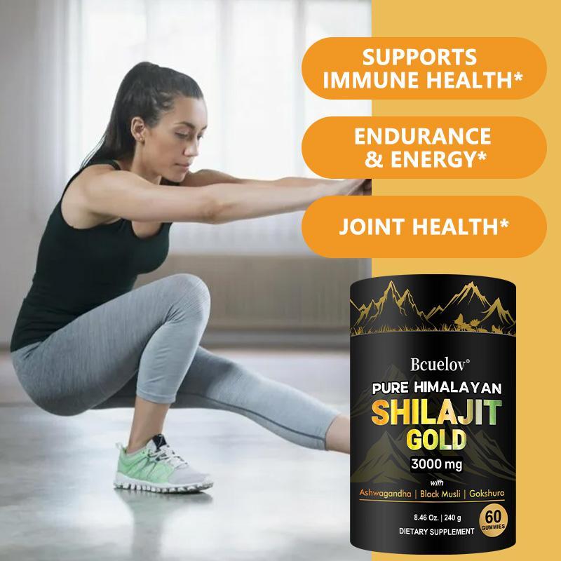 Bcuelov Pure Himalayan gold shilajit Health Supplement Supports Energy level, Supports joint health 60 Capsules Bcuelov Pure Himalayan gold shilajit Health Supplement Supports Energy level, Supports joint health 60 Capsules