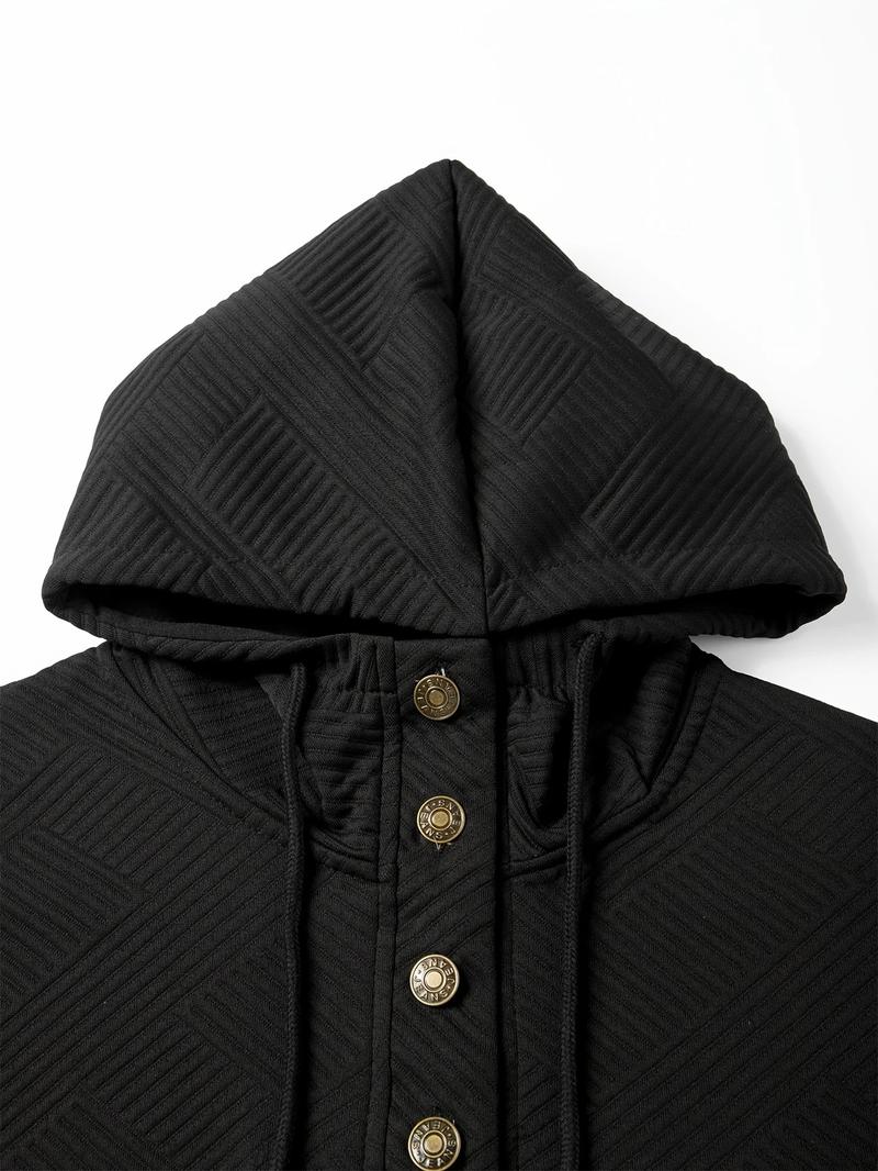 Men's casual fashion suit knitted jacquard sweatshirt and pants two-piece set