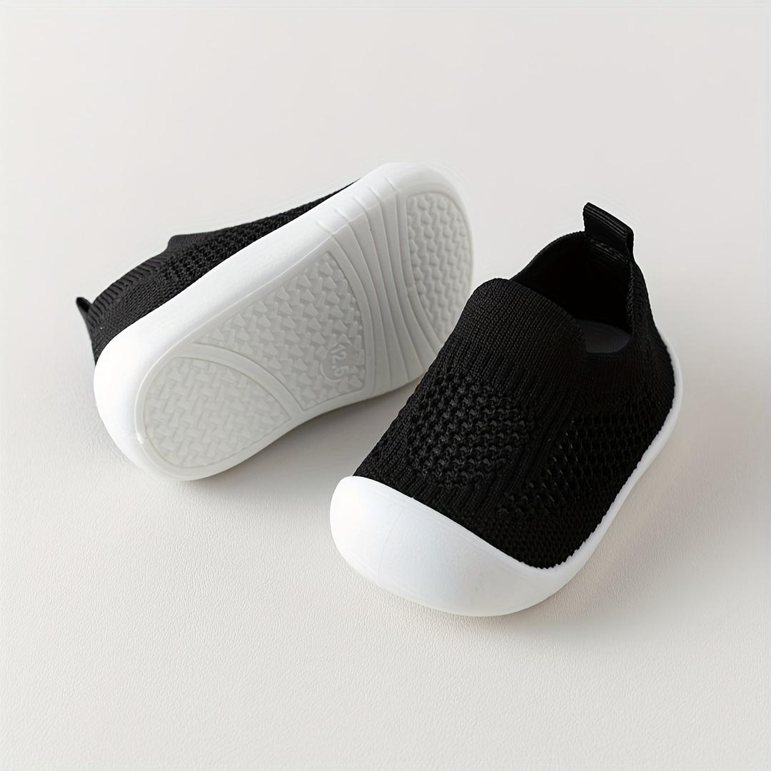 New(New)A Pair of Fashionable Breathable Mesh Solid Color Baby Walking Shoes, New Summer 2026 Style with Soft Anti-Slip Sole, 0-24 Months Slip On Toddler Training Shoes in Multiple Colors