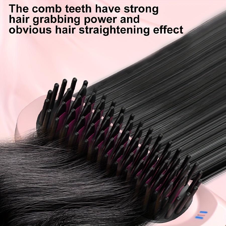 Portable Hair Straightening Comb, Multi-purpose Straightening Comb for Travel, Mini Hot Comb, Hair Styling Tool for Women and Men