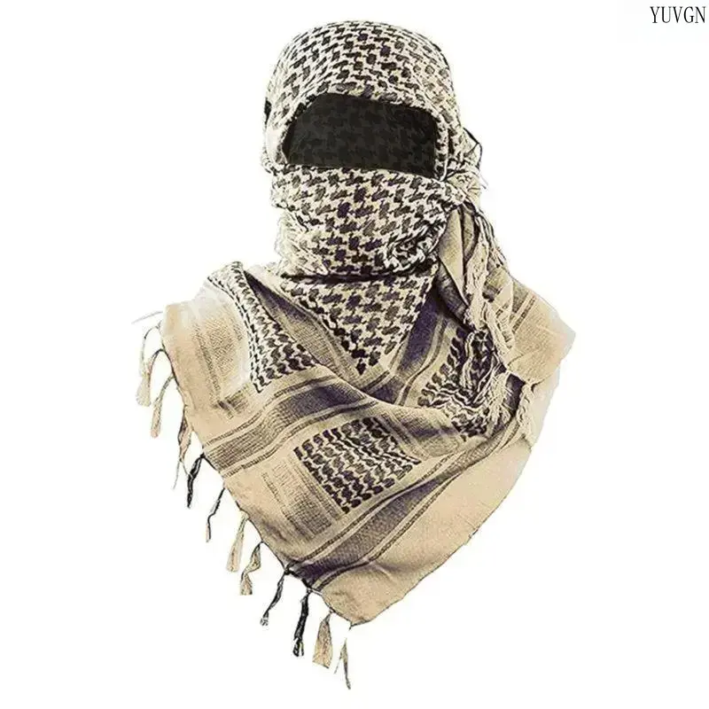 Unisex Breathable Tassel Triangle Pattern Face Wrap Scarf - Multi-Way Outdoor Wear Head Cover, Neck & Head Accessory for Outdoor Camping, Daily Use