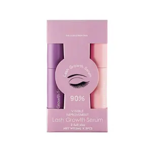 Use our natural eyelash growth serum to create thick eyelashes