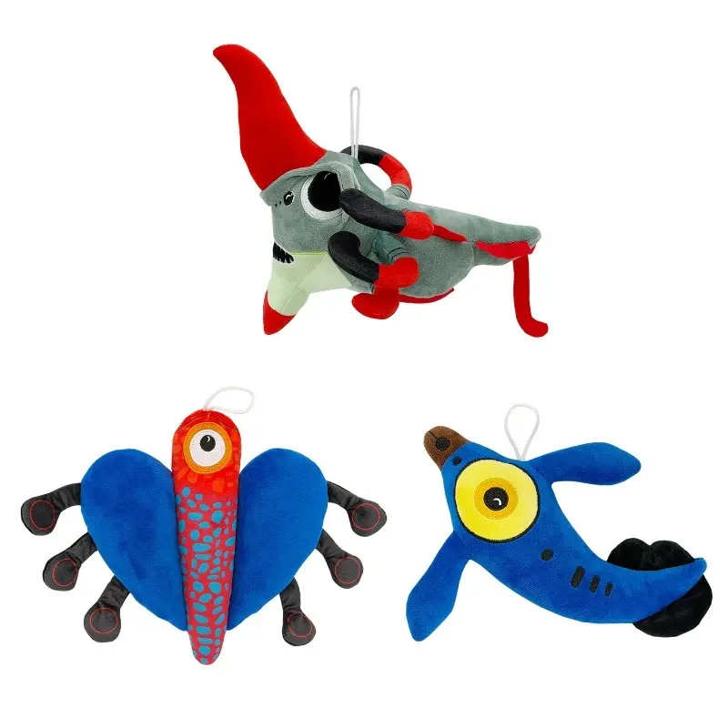 Subnautica Game Plush Toy, Peeper Bladderfish Reaper Leviathan Stuffed Doll, Soft Sea Creature Plushie, Home Decor Collectible Gift for Game Fans