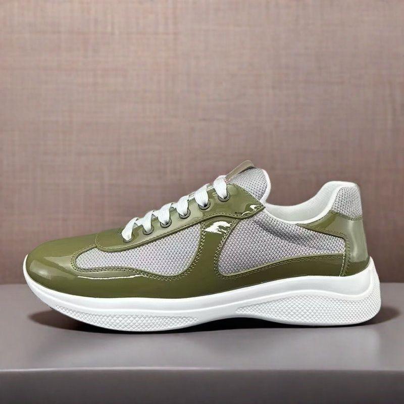 2026 High-Quality Patent Leather Fashionable Casual Sports Sneakers Breathable White Shoes Classic Men's Shoes