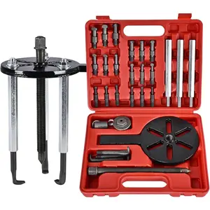 Puller Kit, Inner Hole with Curved Hook and Steel Collet Bearing Removal Tool