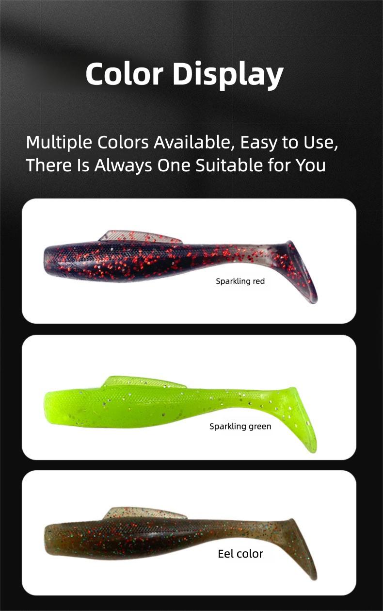 GMIN-364PK6 Minnowz 3.5in Fishing Lures 6 Pack - Available Soft Plastic Minnow Baits for Bass, Trout & Panfish Freshwater & Saltwater Fishing