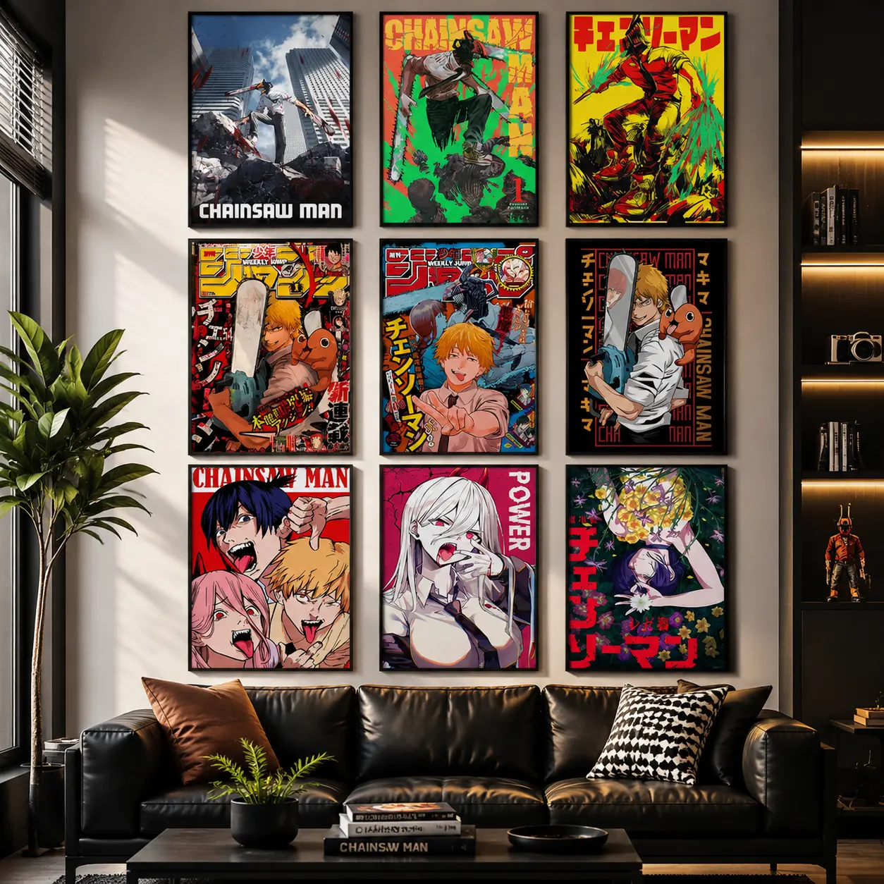 Japanese Anime Style Canvas Wall Art |   Manga Inspired Poster Print for Bedroom, Living Room, Gaming Room & Home Decor
