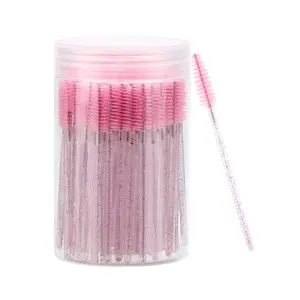 200 Pcs Disposable Mascara Wands,Lash Spoolies Crystal Eyebrow Spoolies Brush Eyelash Applicator Tool Spoolies for Eyebrow,Used for Eyelash Extension Eyebrows Cosmetics