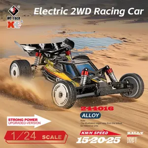 Wltoys 244016 V2 2.4g High-Speed RC Car, Drift Car 2wd, 25 Km/h, 1:24 Scale, Gyro Full Proportional Remote Control, Kids & Adults Toy
