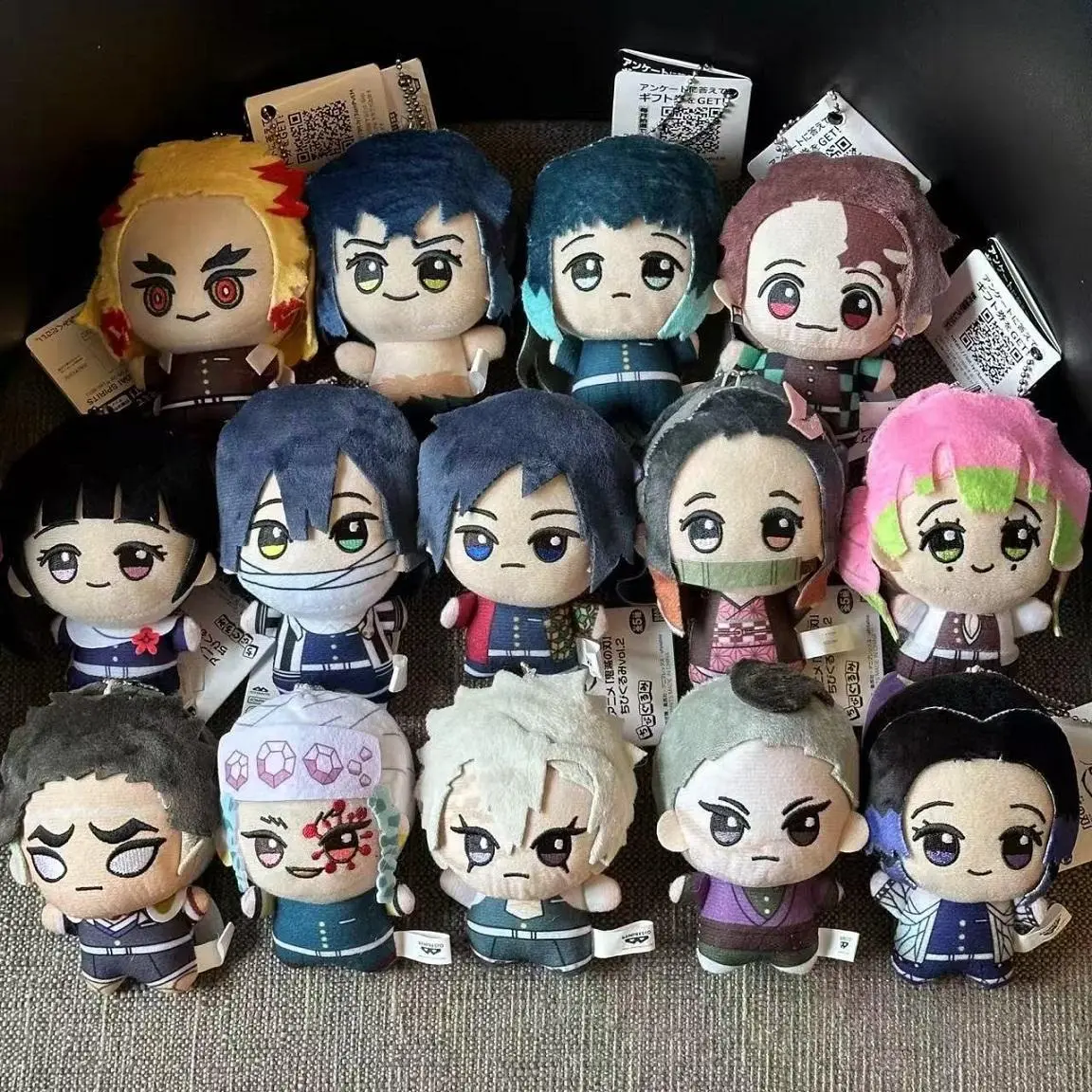 2026 new  10cm Anime Demon Slayer Tomioka Giyu Kamado Tanjirou Kamado Nezuko Agatsuma Zenitsu Shinazugawa Genya Plush Toy Doll Gift