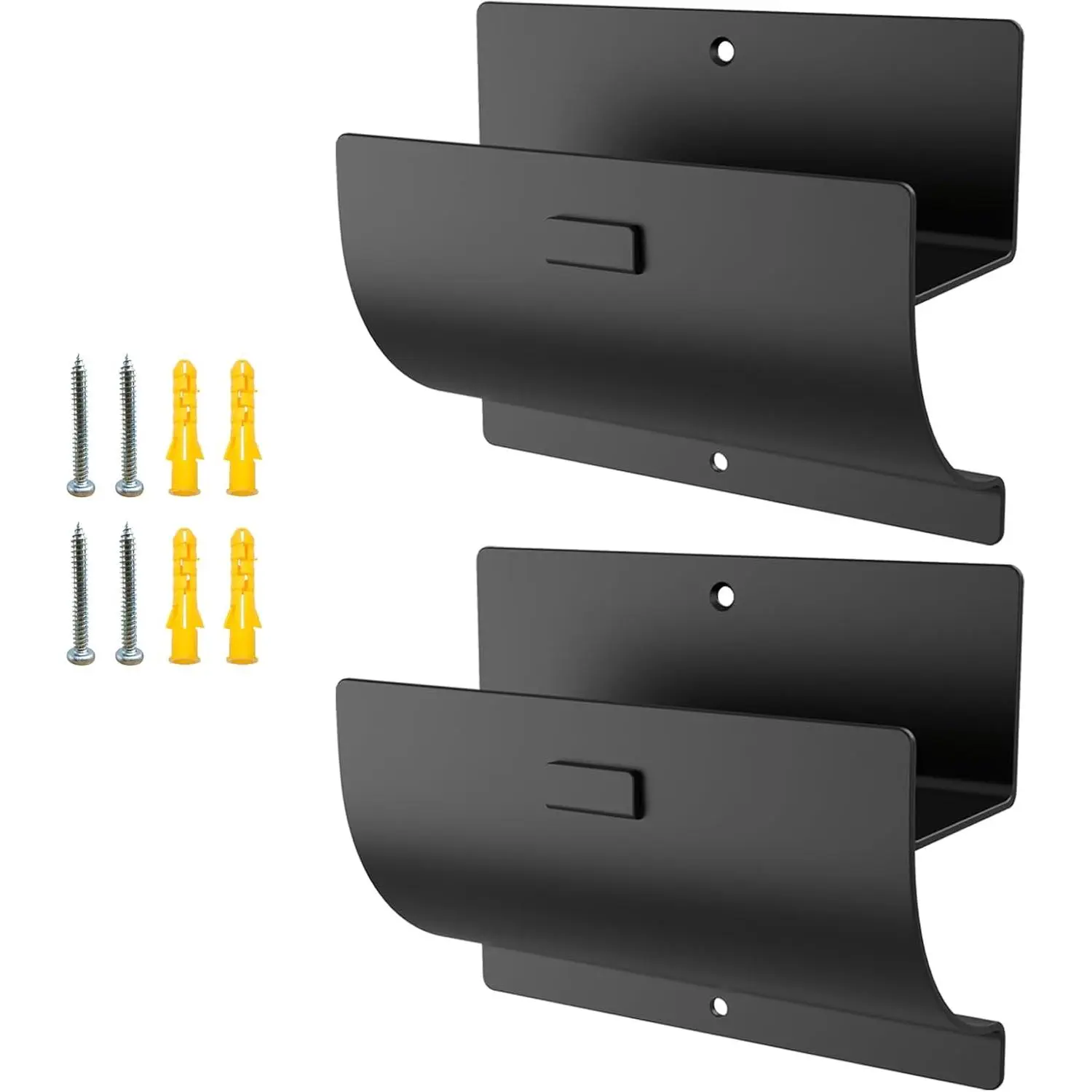 Heavy Duty Ladder Hanger Wall Mount Ladder Hooks for Storage Wheelbarrow Hangers for Garage Wall 2 Pack