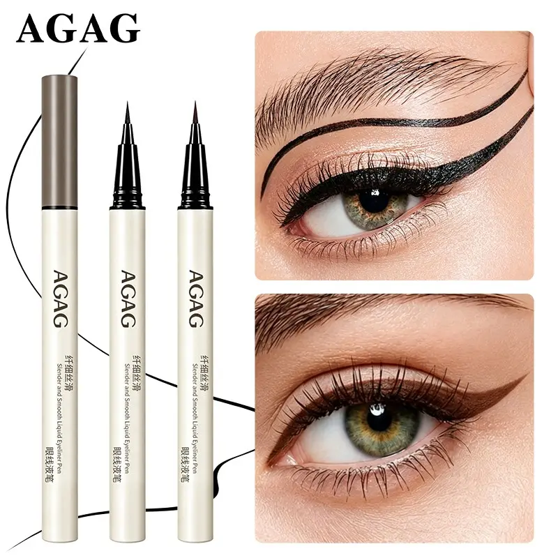 Agag Cream Tube Ultra-Fine Liquid Eyeliner Pen, Dual Color Long-Lasting, Fine Tip, &, Perfect Gift for Women and Girls
