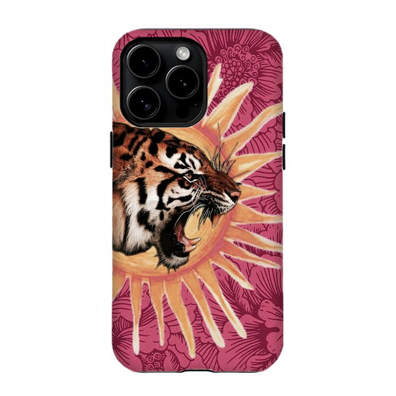 Wild Tiger & Panther Phone Case Tough Protective Cover for iPhone 16 15 14 13 12 11 17Pro Max Samsung S25 S24 S23 S22 Ultra Gifts for Fans Men Women Phone Accessories