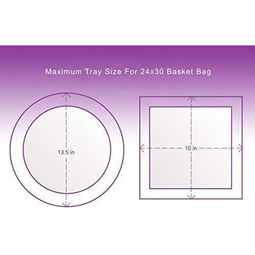 Clear Basket Bags, Large Clear Cellophane Wrap for Baskets & Gifts 24"x30" (5)