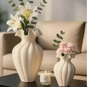 Resin pumpkin vase, anti-corrosion ceramic decorative vase, resin material suitable for hydroponics