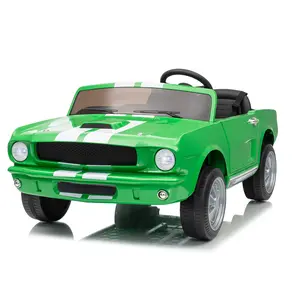 24V Licensed Shelby GT350 2-Seater Kids Ride-On Car – Safety Belts – Remote Control – 2 Speed Modes – LED Lights – Ford Shelby Electric Ride-On Vehicle – Battery Powered – party gift