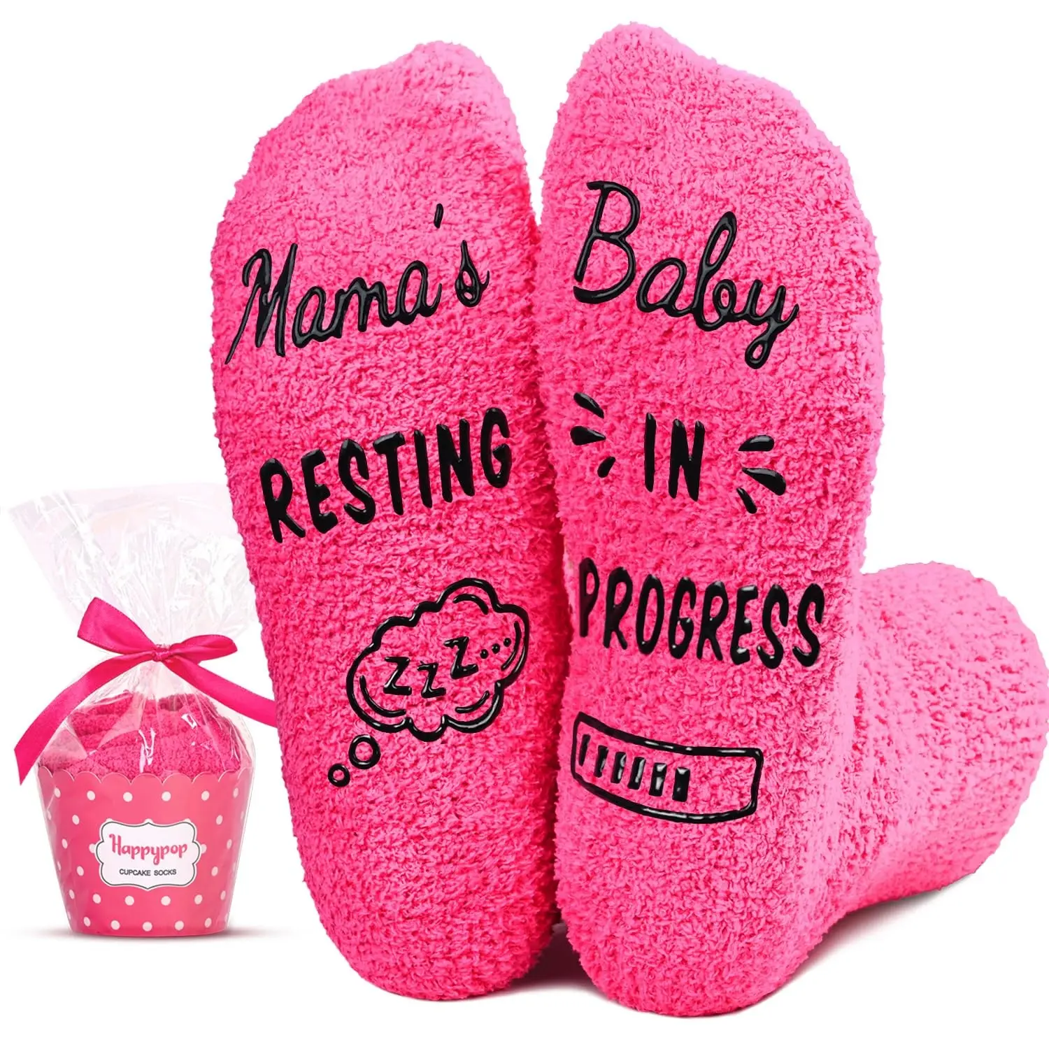 HAPPYPOP Pregnancy Gifts for Expecting Mom - Pregnant Mom Socks, Mother's Day Presents, Ivf Gifts