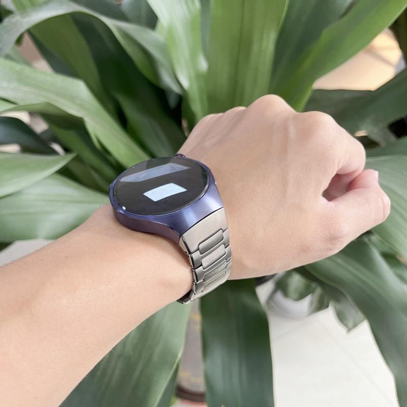 Suitable for Huawei Watch5, special I-shaped seamless quick-release titanium strap, Watch5 smart watch titanium strap