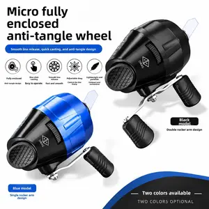 Closed Spinning Reel 10S Inline Line Fishing Reel Single/Double Handle Invisible Internal Line Fish Reel Red/Black/Blue 1PCS Fishing Tackle