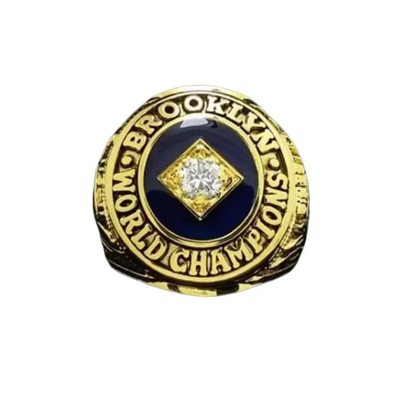 1955 Los Angeles Dodgers World Series Championship Ring, High-Quality Design, Perfect Gift for Sports Lovers, Elegant Desk Decor