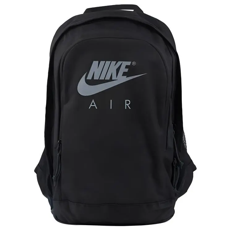 Nike Air Hayward Polyester Backpack with Zip Closure for Men and Women, Unisex Sporty Style in Black