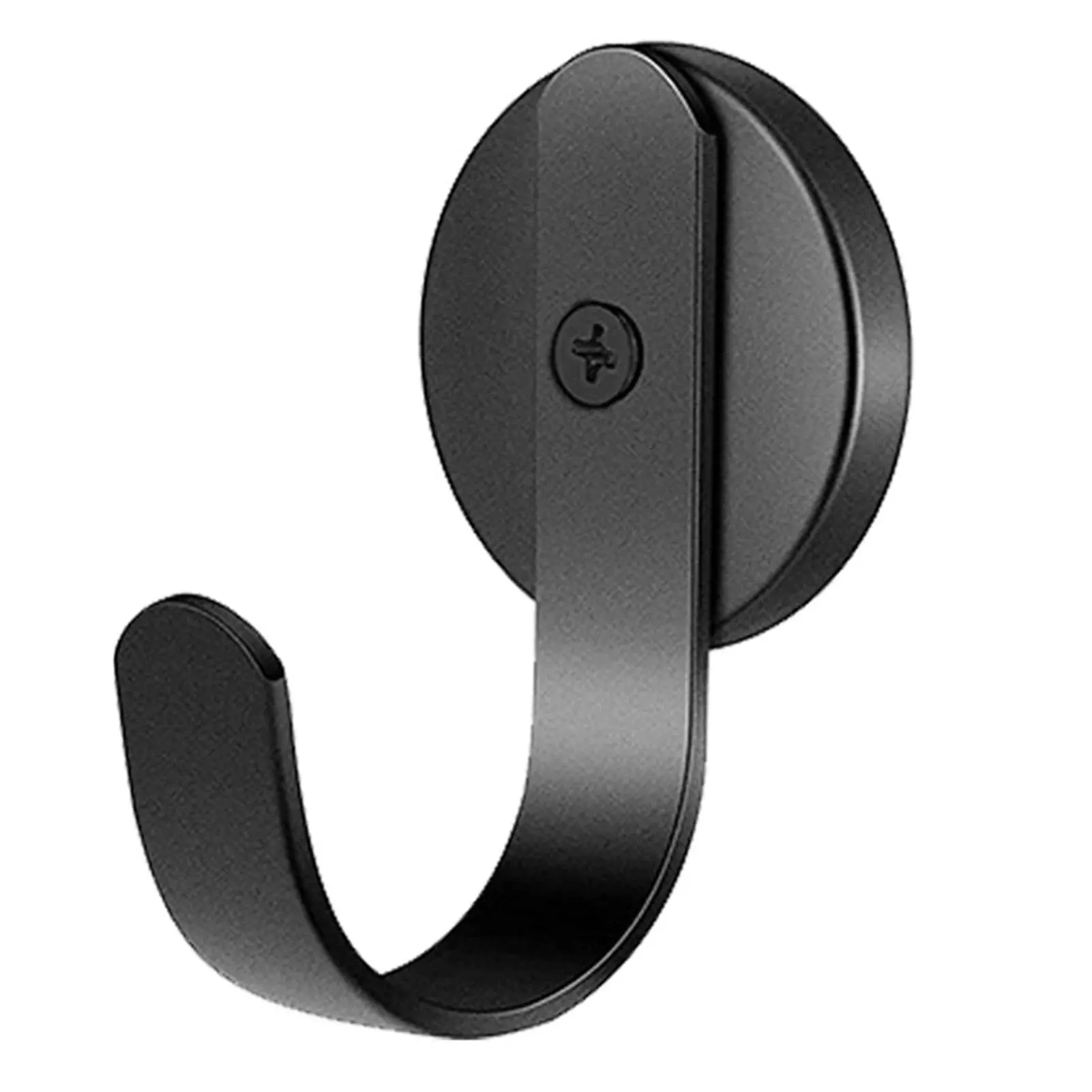 Heavy Duty Iron Convenient Hooks (2pcs) - Hangable Metal Organizer for Fridge, Kitchen Utensil Hanging, Tool Storage, Multiple Home/Office Uses (Black, White) with Reliable After-Sales Service