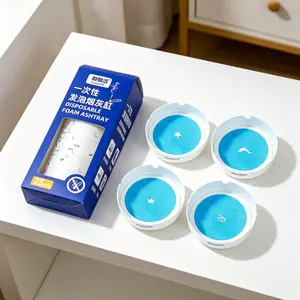 Tired of Stinky Ash Mess? Deodorizing Disposable Ashtray Portable No-Clean Waterproof Paper Ashtray, Perfect for Outdoor Travel, Party, Bar & Home Use