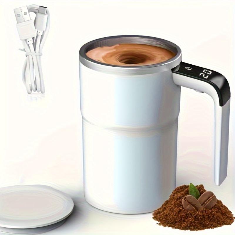 Temperature Display Automatic Stirring Cup Self-Stirring Coffee Mug with Temperature Display Function Travel Water Cup for Mixing Milk Chocolate Mocha Coffee Protein Powder Couple's Cup Temperature Display Automatic Stirring Cup Self-Stirring Coffee Mug with Temperature Display Function Travel Water Cup for Mixing Milk Chocolate Mocha Coffee Protein Powder Couple's Cup
