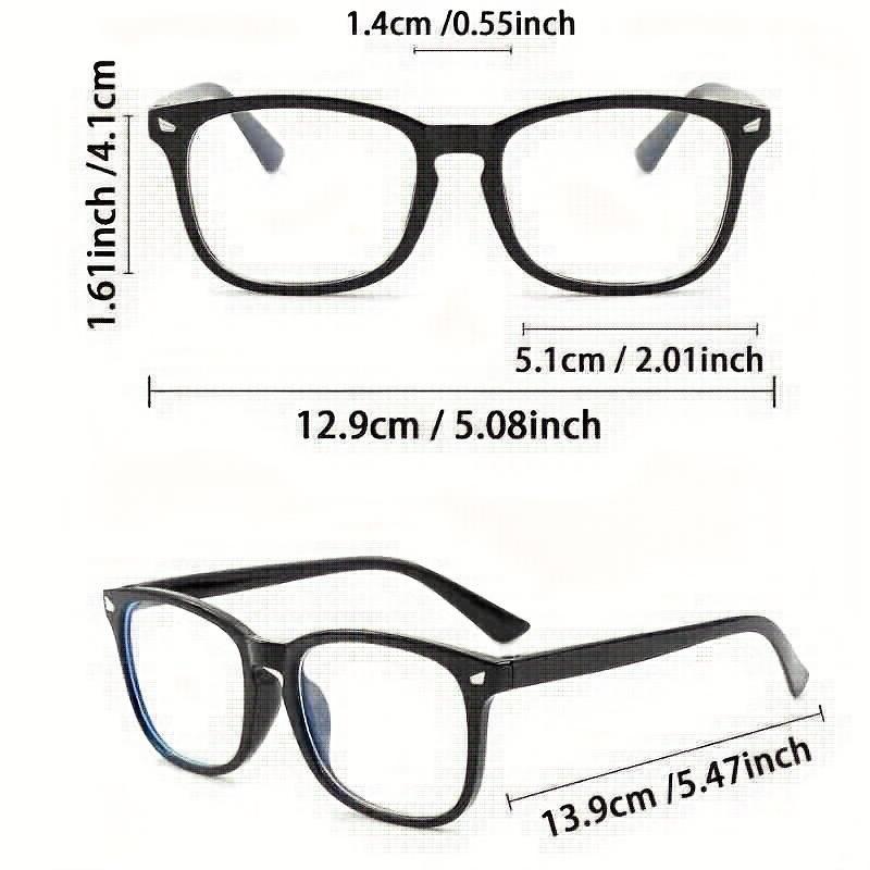 Set of 3 Women'S Minimalist Stylish Glasses - Clear Lenses - for Everyday Use And Outfit Coordination. round