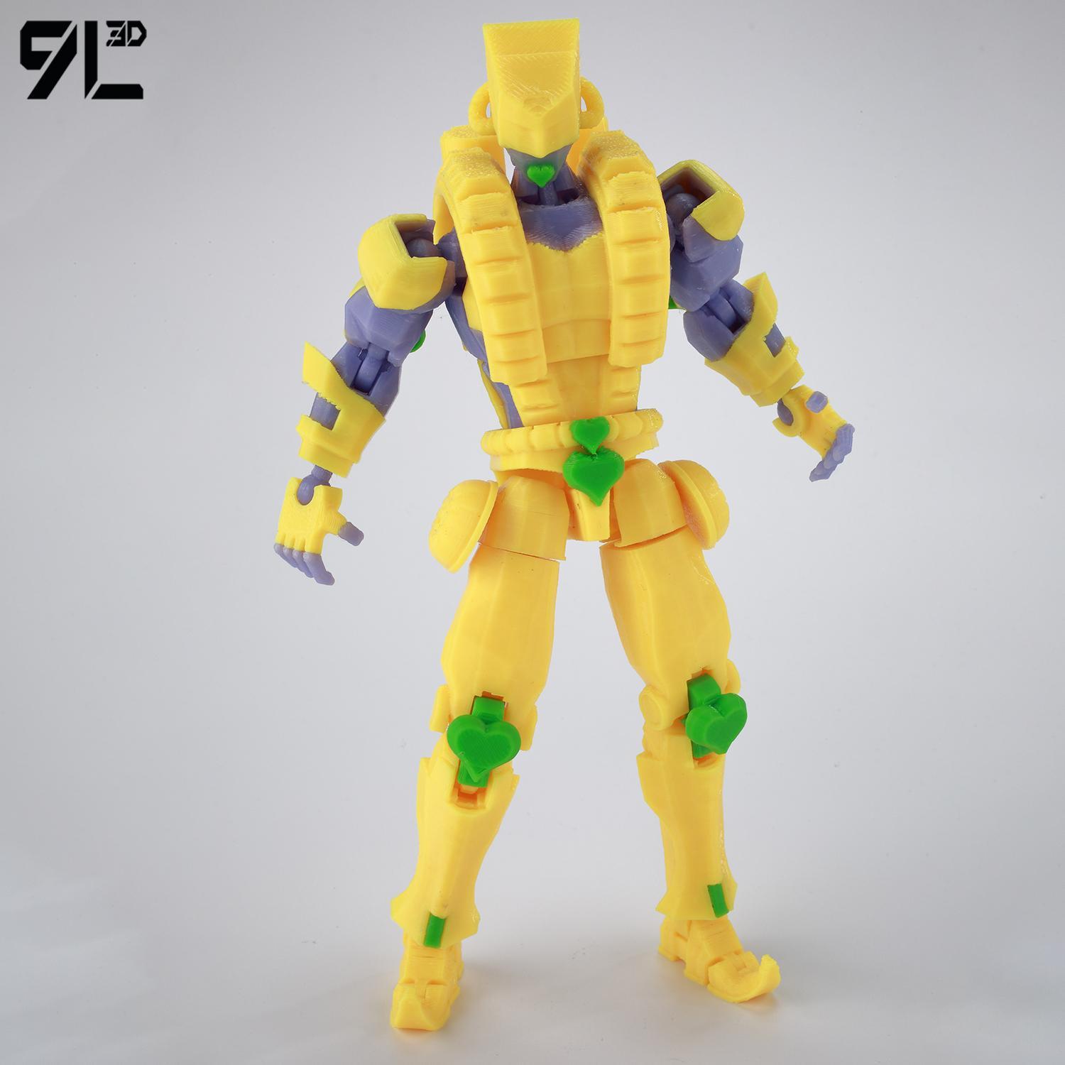 9L3D Lucky13 JoJo's Jotaro Kujo Action Figure Dummy13 with Star Platinum T13 Multi-Jointed 3D Printed Collectible Toys Titan13popular popular 9L3D Lucky13 JoJo's Jotaro Kujo Action Figure Dummy13 with Star Platinum T13 Multi-Jointed 3D Printed Collectible Toys Titan13popular popular
